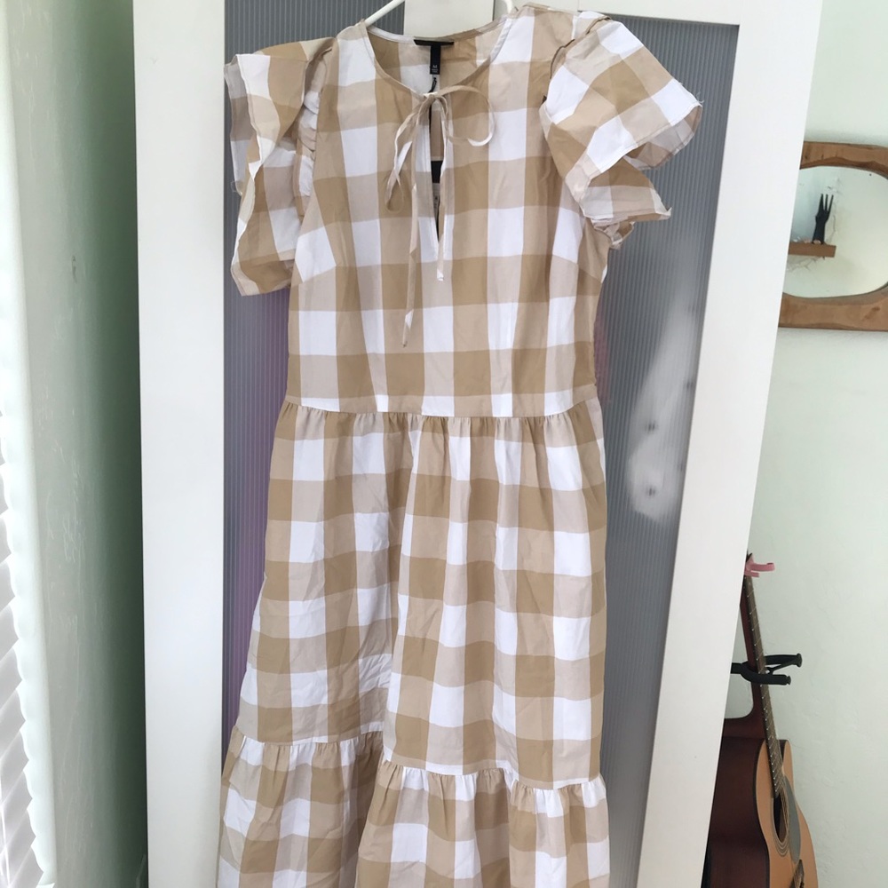 Who What Wear checked dress